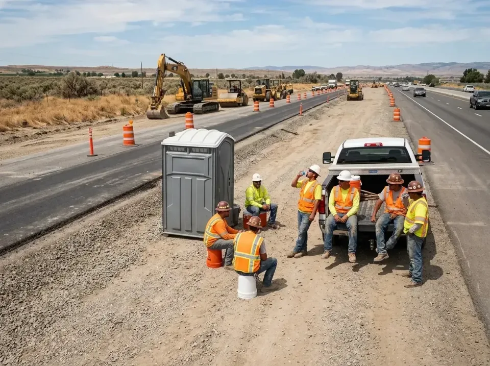 highway-road-construction-crew-007 — frequently asked questions, Porta Potty and Restroom Rentals in Pico Rivera, CA